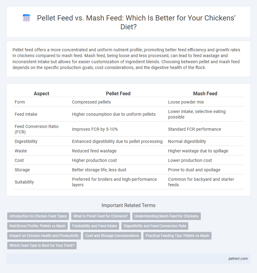 Pellet Feed vs. Mash Feed: Which Is Better for Your Chickens' Diet?