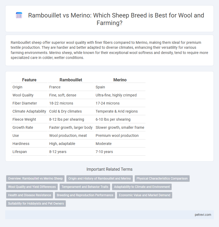 Rambouillet vs Merino: Which Sheep Breed is Best for Wool and Farming?