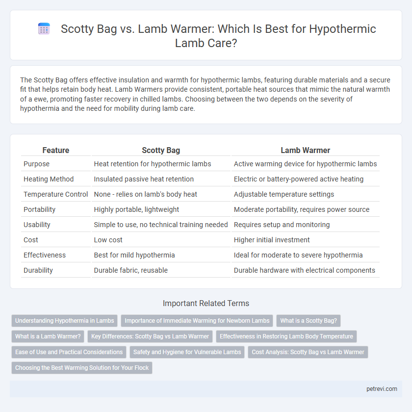 Scotty Bag vs. Lamb Warmer: Which Is Best for Hypothermic Lamb Care?