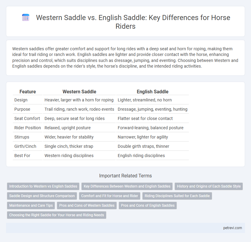 Western Saddle vs. English Saddle: Key Differences for Horse Riders