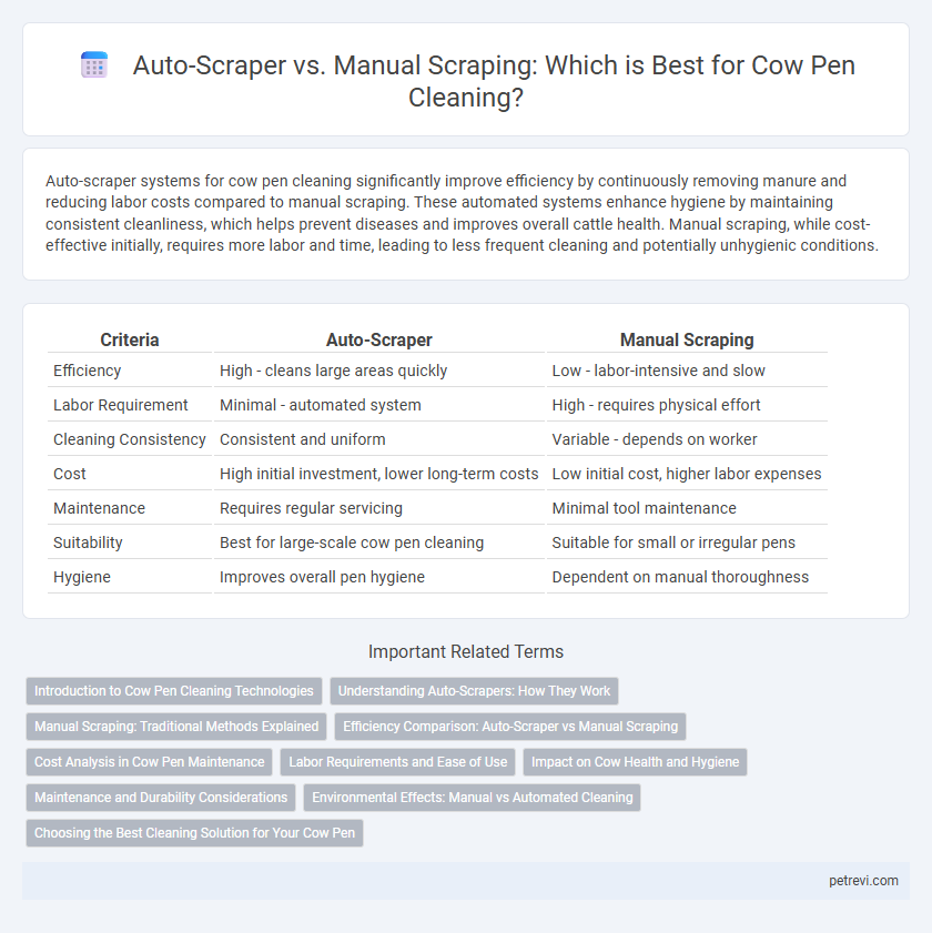 Auto-Scraper vs. Manual Scraping: Which is Best for Cow Pen Cleaning?