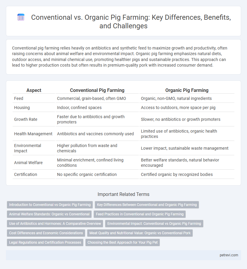 Conventional vs. Organic Pig Farming: Key Differences, Benefits, and Challenges