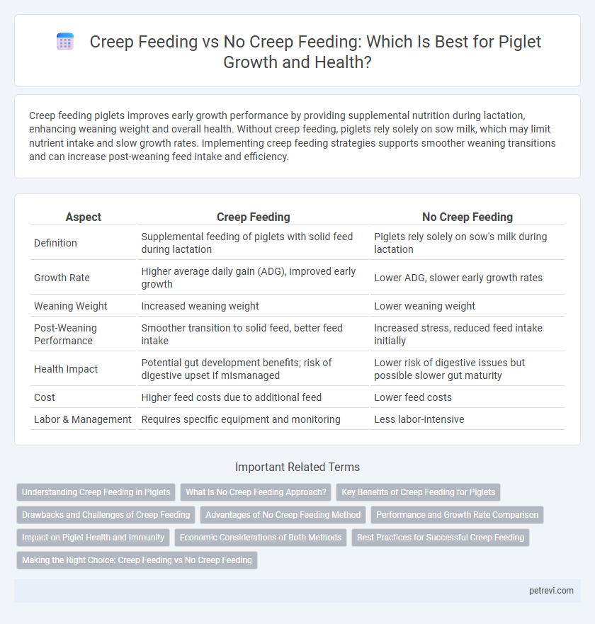 Creep Feeding vs No Creep Feeding: Which Is Best for Piglet Growth and Health?