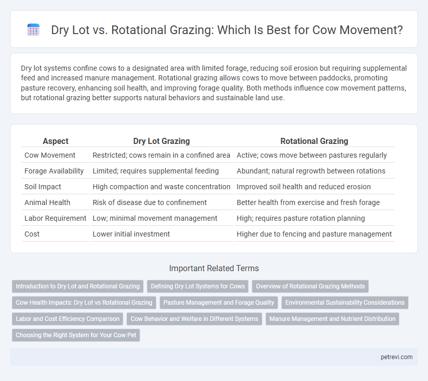 Dry Lot vs. Rotational Grazing: Which Is Best for Cow Movement?