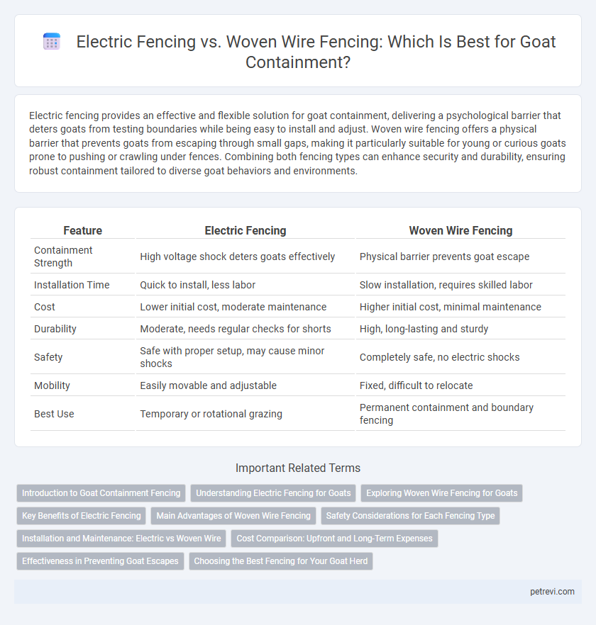 Electric Fencing vs. Woven Wire Fencing: Which Is Best for Goat Containment?