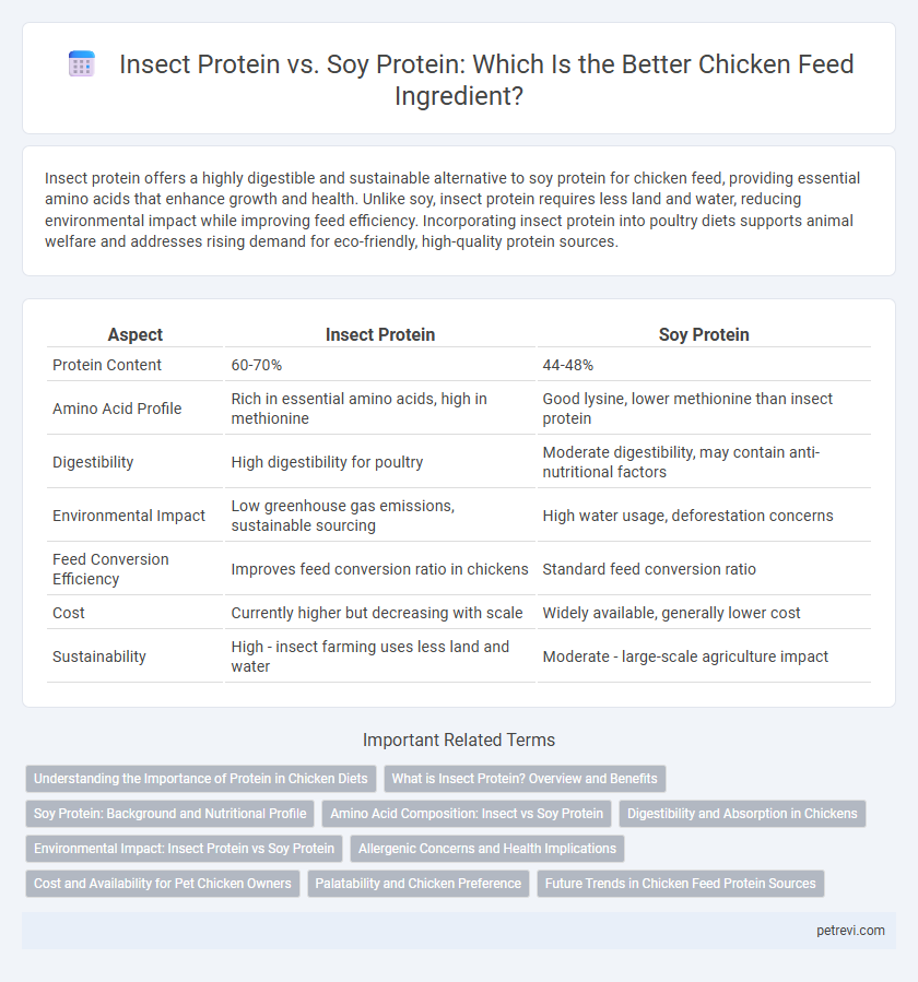 Insect Protein vs. Soy Protein: Which Is the Better Chicken Feed Ingredient?
