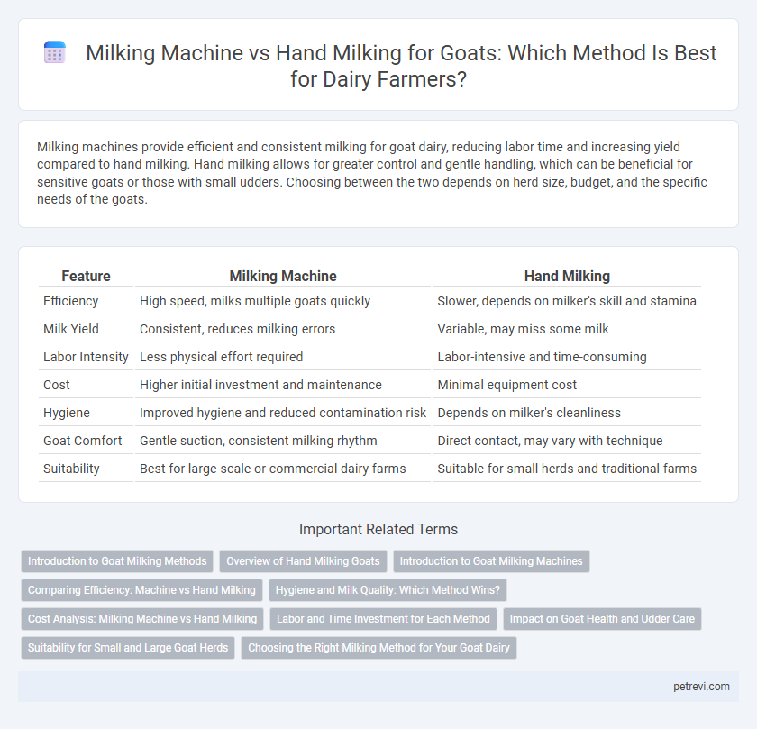 Milking Machine vs Hand Milking for Goats: Which Method Is Best for Dairy Farmers?