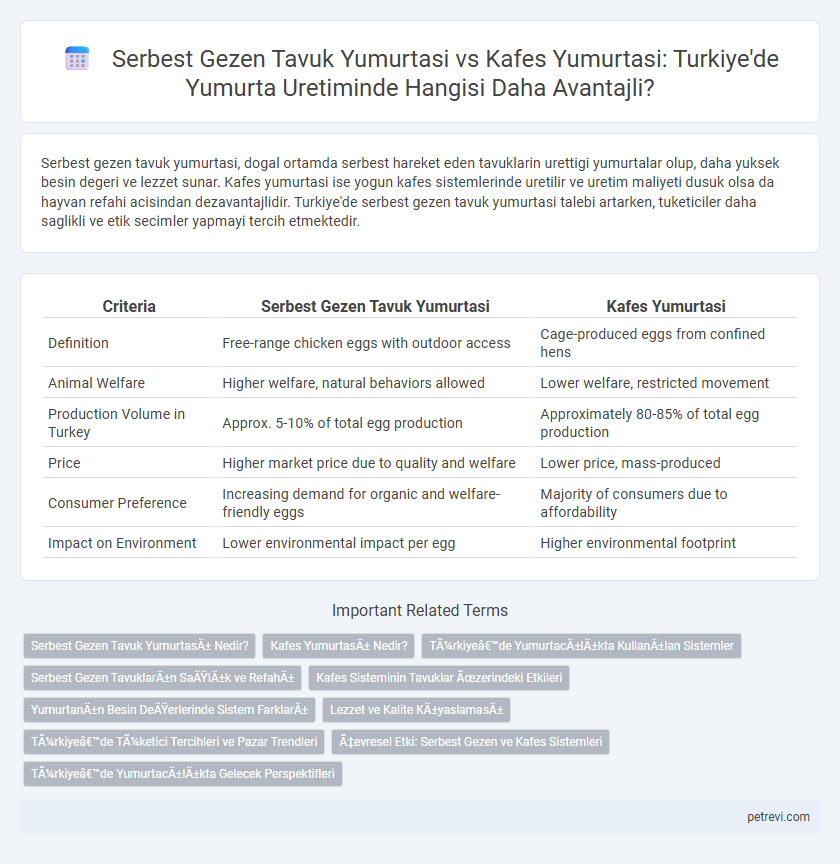 Serbest Gezen Tavuk Yumurtasi vs Kafes Yumurtasi: Turkiye'de Yumurta Uretiminde Hangisi Daha Avantajli?