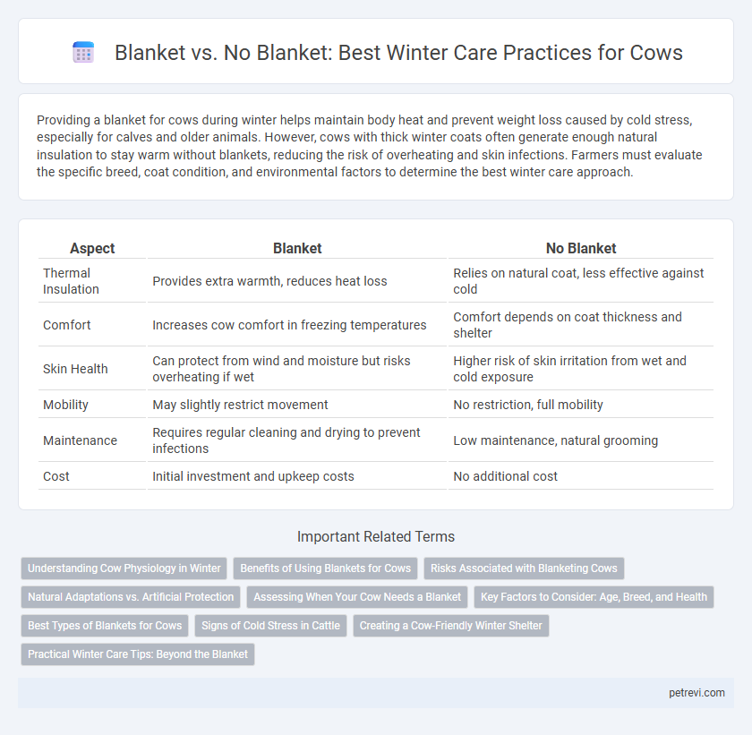 Blanket vs. No Blanket: Best Winter Care Practices for Cows