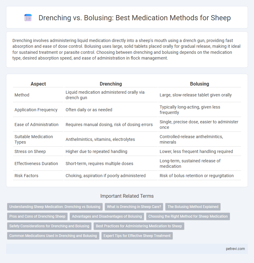 Drenching vs. Bolusing: Best Medication Methods for Sheep