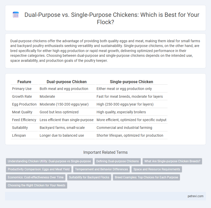 Dual-Purpose vs. Single-Purpose Chickens: Which is Best for Your Flock?