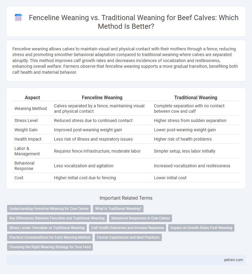 Fenceline Weaning vs. Traditional Weaning for Beef Calves: Which Method Is Better?