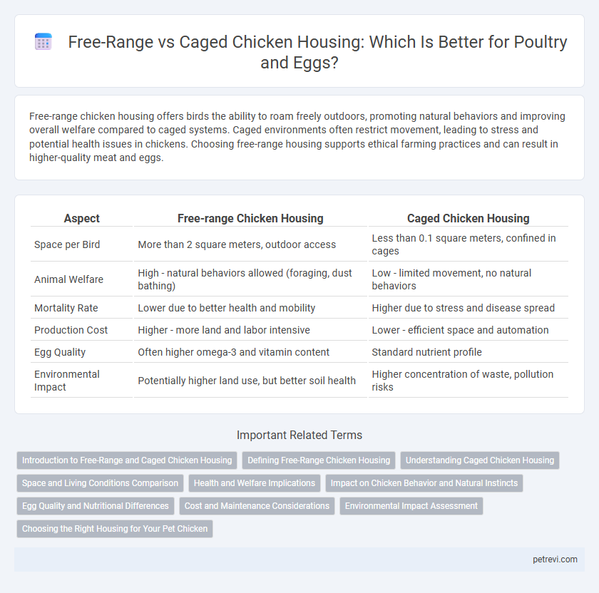Free-Range vs Caged Chicken Housing: Which Is Better for Poultry and Eggs?
