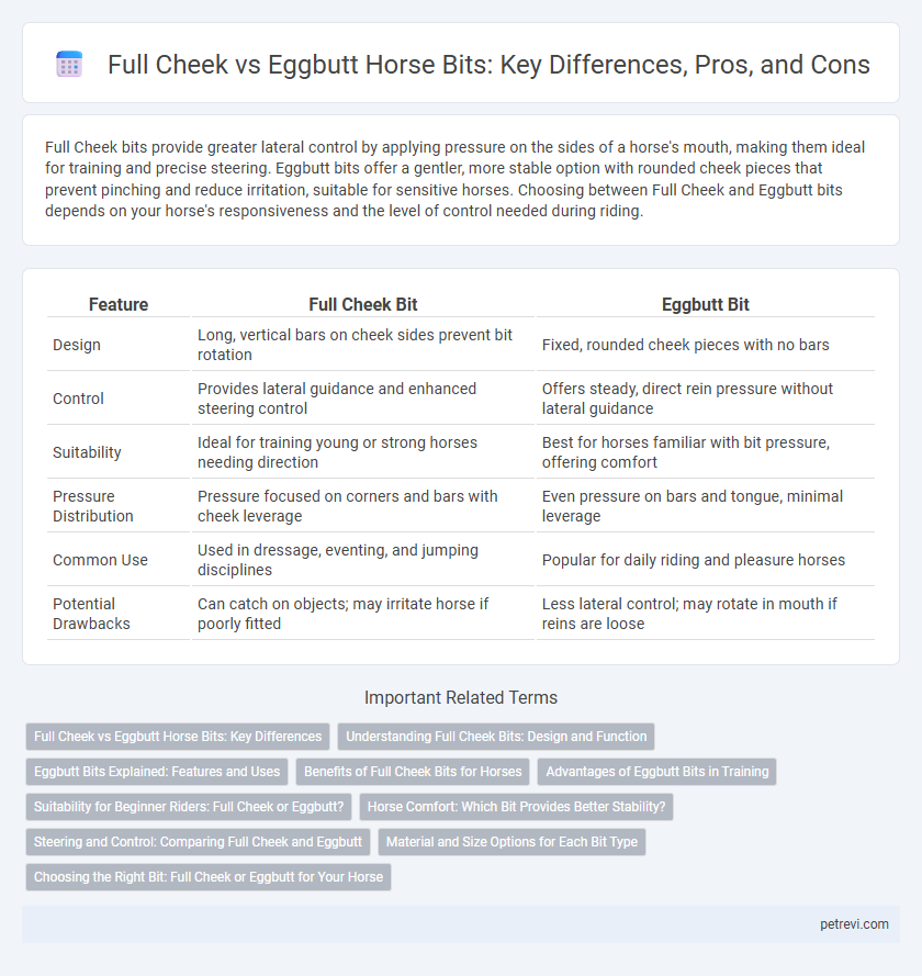 Full Cheek vs Eggbutt Horse Bits: Key Differences, Pros, and Cons