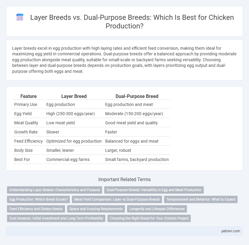 Layer Breeds vs. Dual-Purpose Breeds: Which Is Best for Chicken Production?
