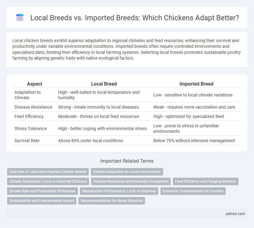 Local Breeds vs. Imported Breeds: Which Chickens Adapt Better?