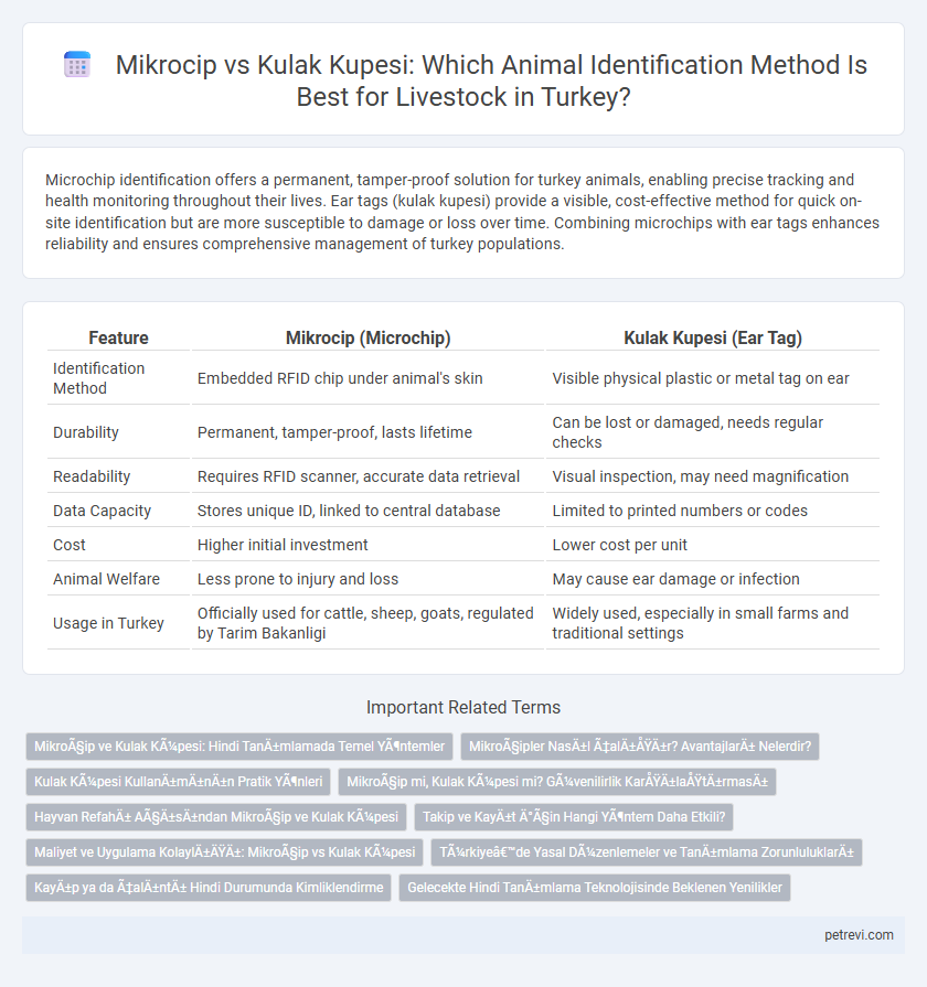 Mikrocip vs Kulak Kupesi: Which Animal Identification Method Is Best for Livestock in Turkey?
