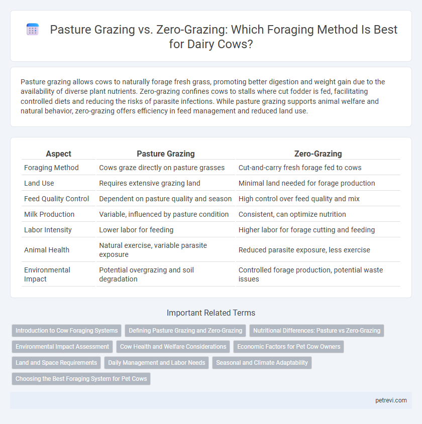 Pasture Grazing vs. Zero-Grazing: Which Foraging Method Is Best for Dairy Cows?