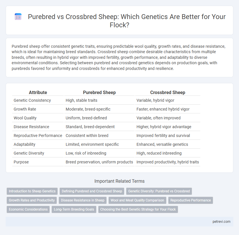 Purebred vs Crossbred Sheep: Which Genetics Are Better for Your Flock?