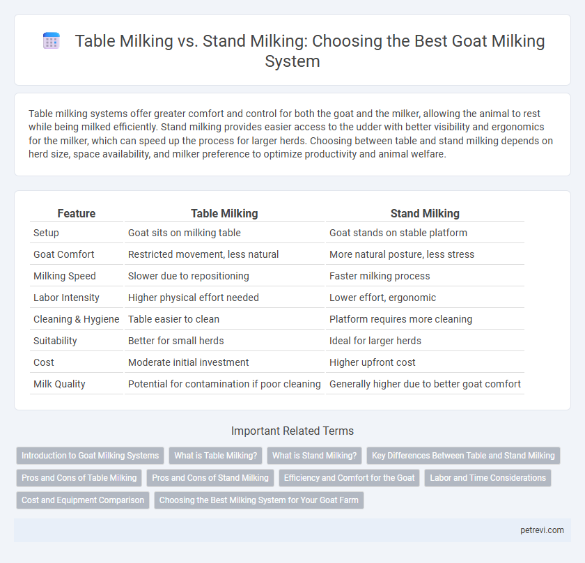 Table Milking vs. Stand Milking: Choosing the Best Goat Milking System