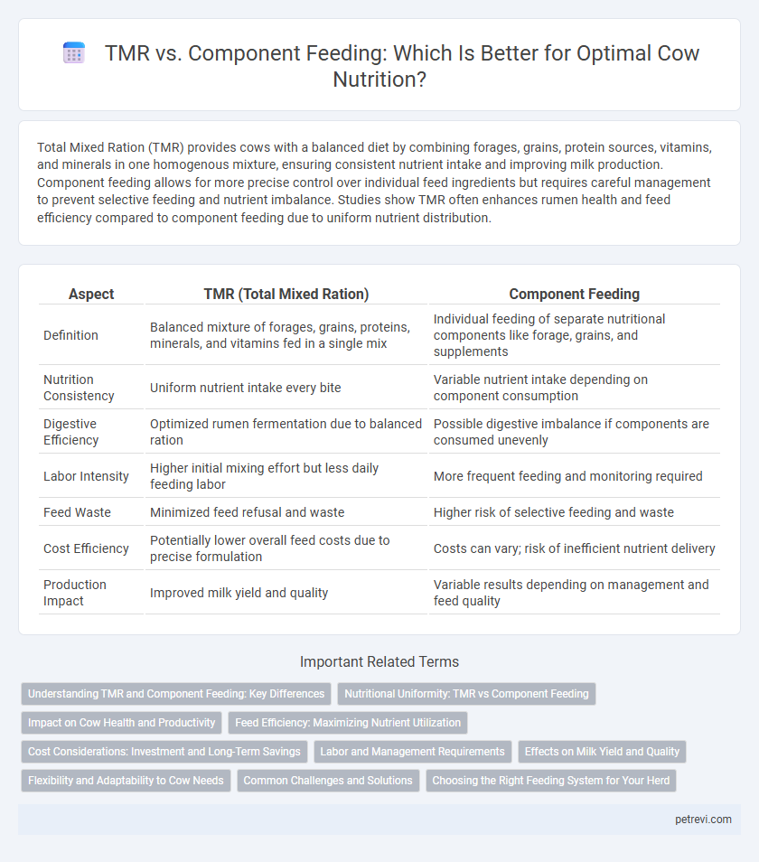 TMR vs. Component Feeding: Which Is Better for Optimal Cow Nutrition?