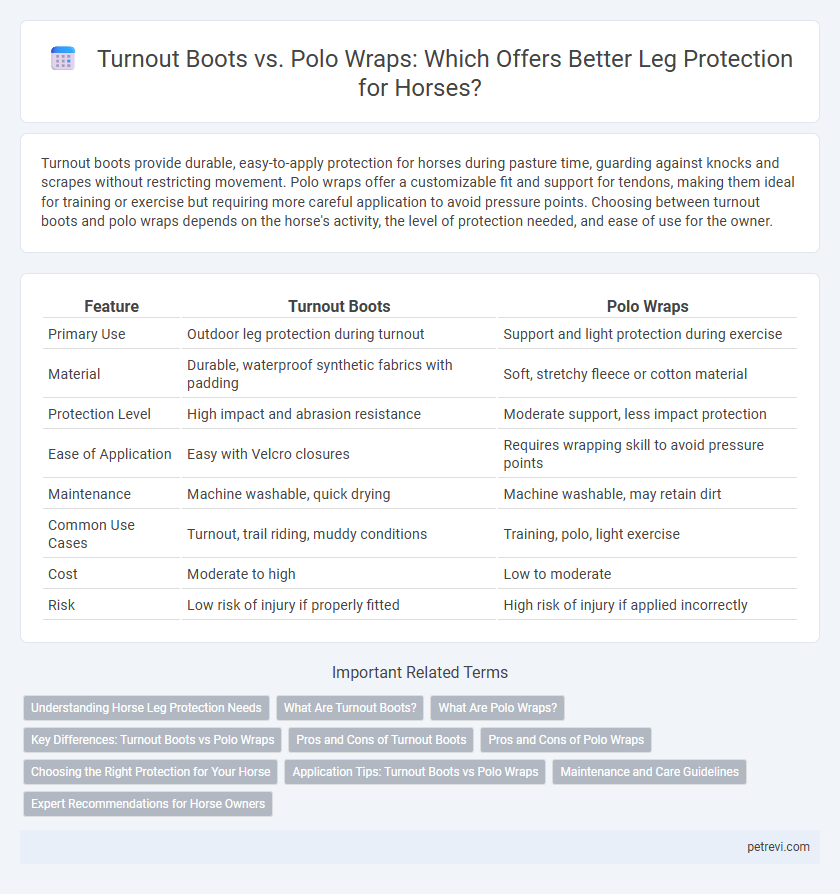 Turnout Boots vs. Polo Wraps: Which Offers Better Leg Protection for Horses?