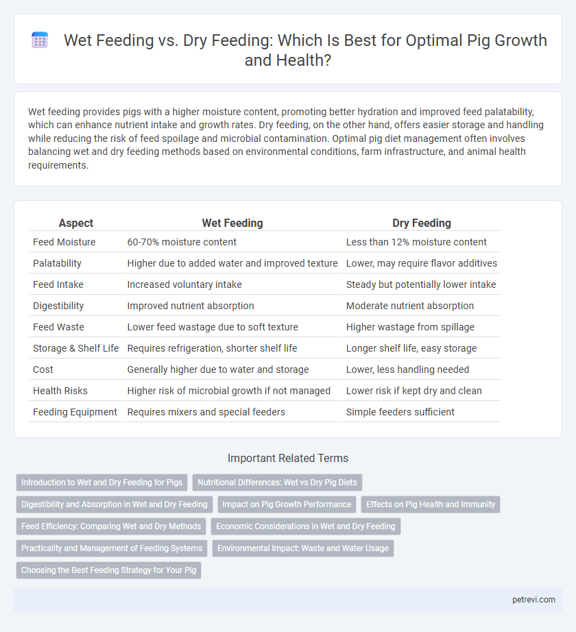 Wet Feeding vs. Dry Feeding: Which Is Best for Optimal Pig Growth and Health?