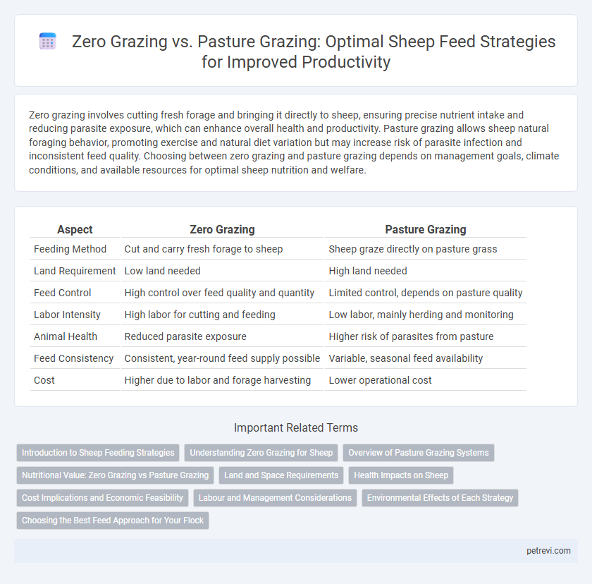 Zero Grazing vs. Pasture Grazing: Optimal Sheep Feed Strategies for Improved Productivity