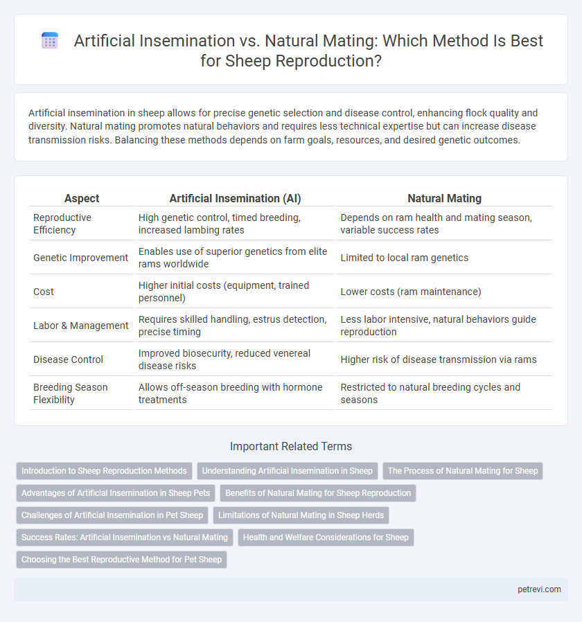 Artificial Insemination vs. Natural Mating: Which Method Is Best for Sheep Reproduction?