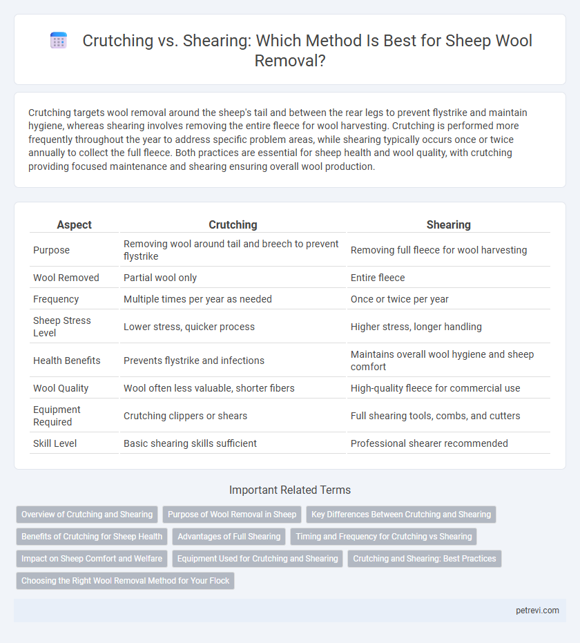 Crutching vs. Shearing: Which Method Is Best for Sheep Wool Removal?