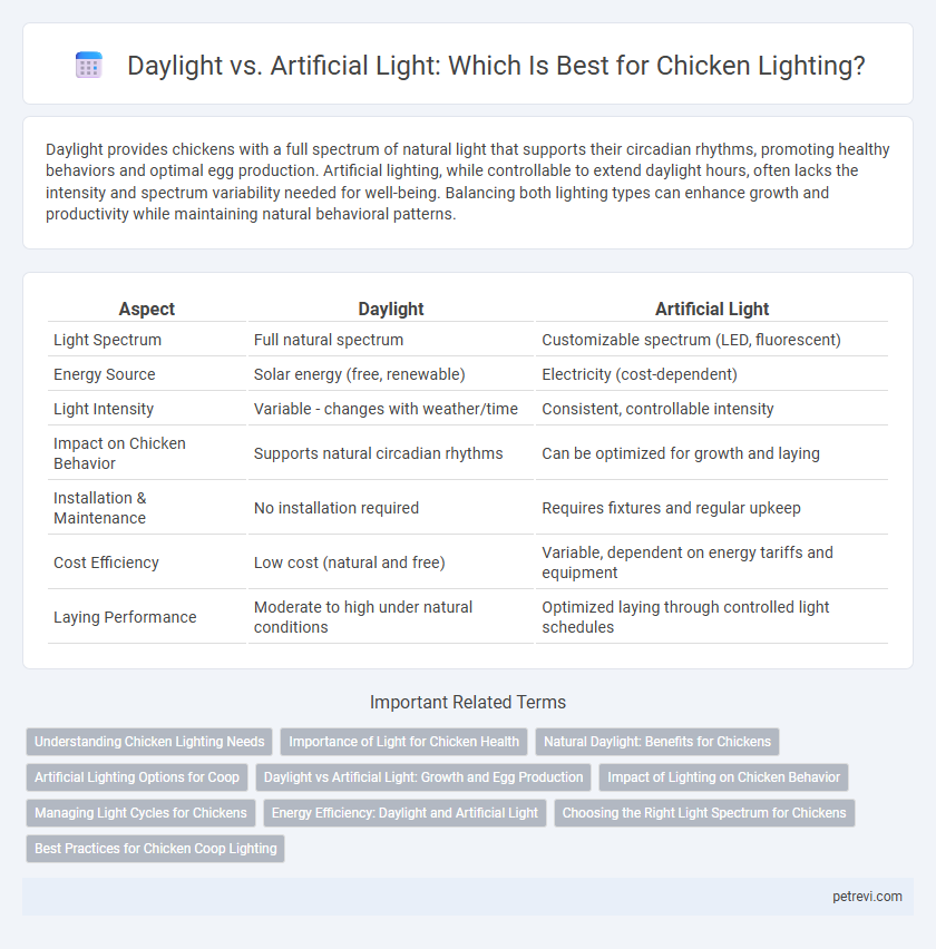 Daylight vs. Artificial Light: Which Is Best for Chicken Lighting?