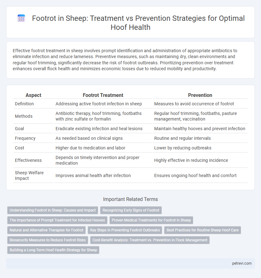 Footrot in Sheep: Treatment vs Prevention Strategies for Optimal Hoof Health