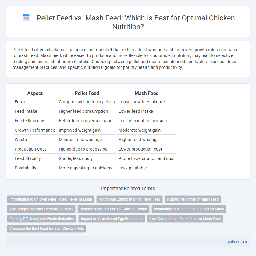 Pellet Feed vs. Mash Feed: Which Is Best for Optimal Chicken Nutrition?