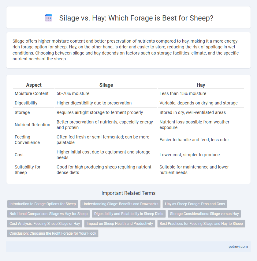 Silage vs. Hay: Which Forage is Best for Sheep?