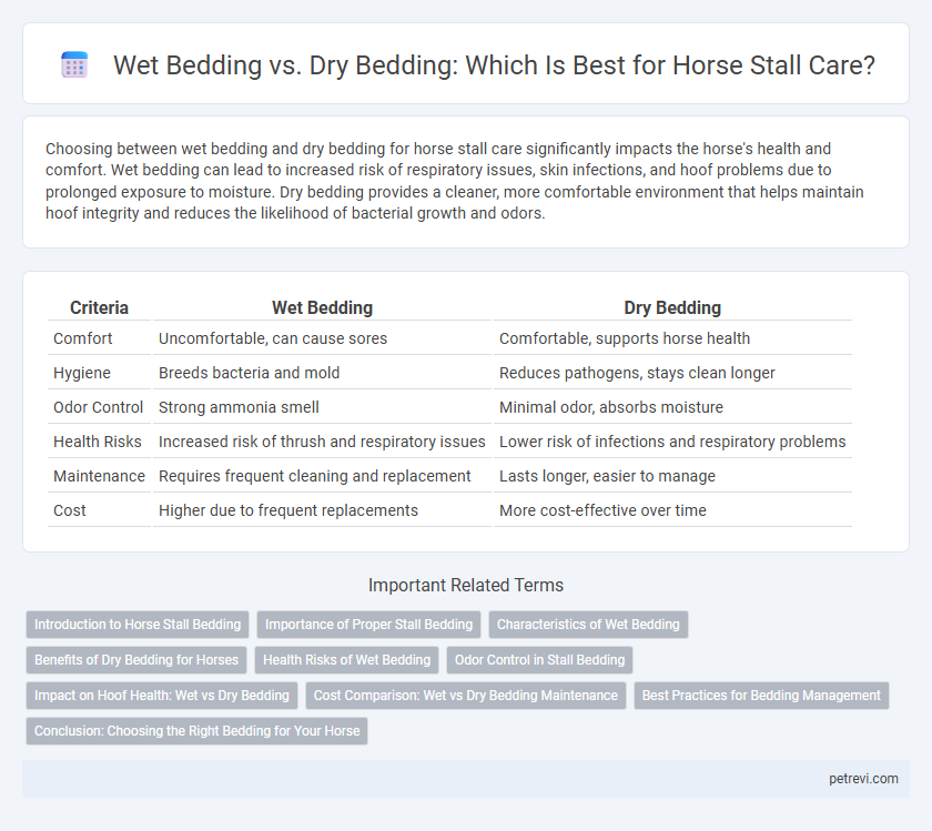 Wet Bedding vs. Dry Bedding: Which Is Best for Horse Stall Care?