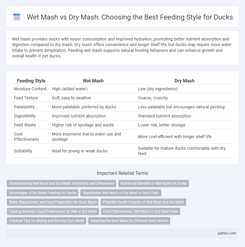 Wet Mash vs Dry Mash: Choosing the Best Feeding Style for Ducks